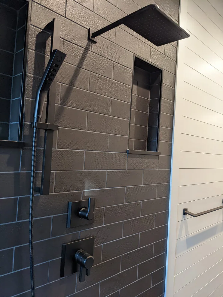 Monochrome Wet Room Bathroom by Prime & Precision - Photo 25