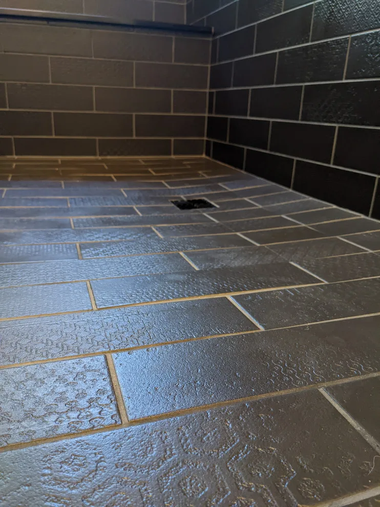 Monochrome Wet Room Bathroom by Prime & Precision - Photo 10
