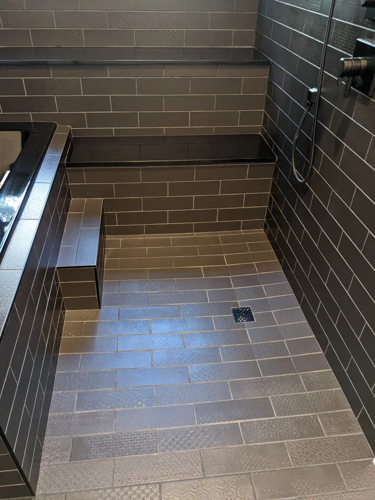 Monochrome Wet Room Bathroom by Prime & Precision - Photo 17