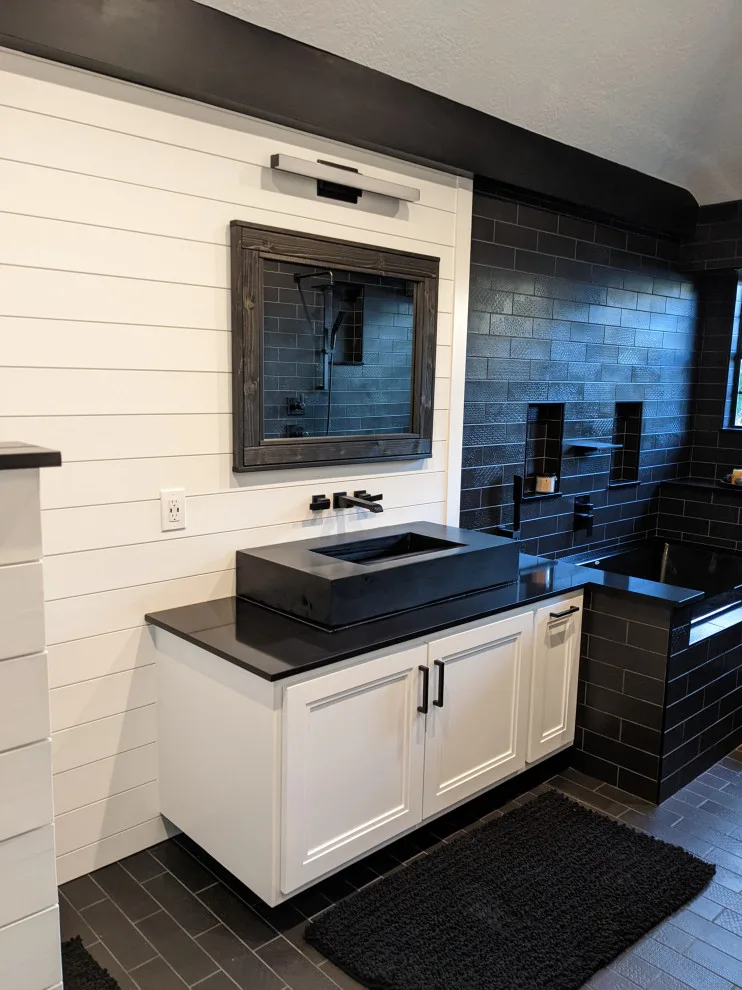 Monochrome Wet Room Bathroom by Prime & Precision - Photo 30