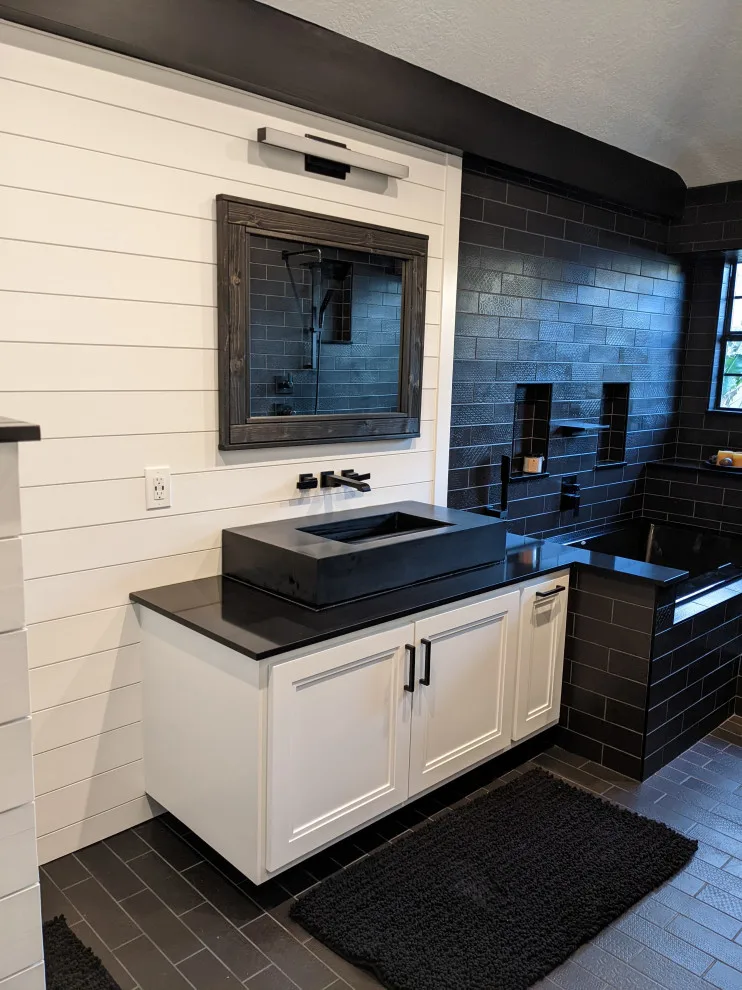 Monochrome Wet Room Bathroom by Prime & Precision - Photo 48