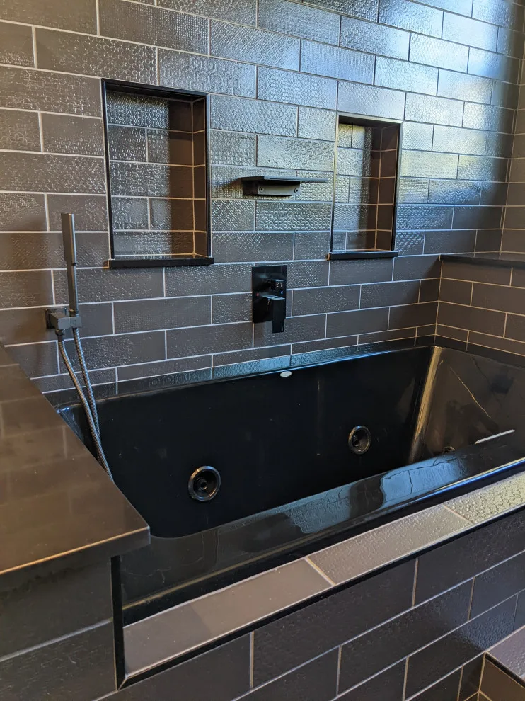 Monochrome Wet Room Bathroom by Prime & Precision - Photo 8