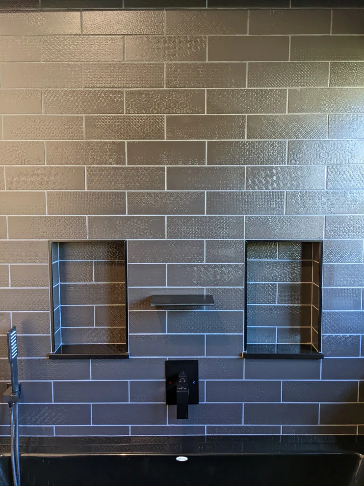 Monochrome Wet Room Bathroom by Prime & Precision - Photo 49