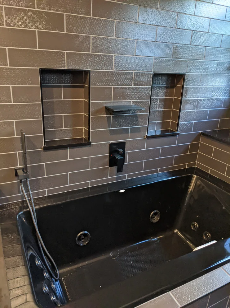 Monochrome Wet Room Bathroom by Prime & Precision - Photo 38