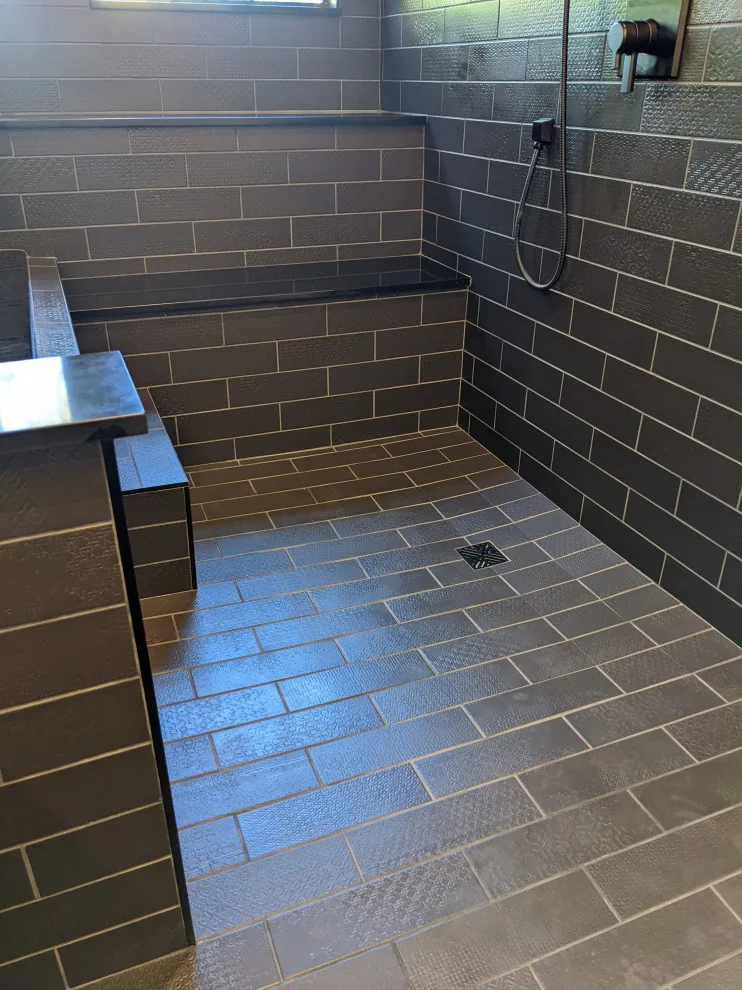 Monochrome Wet Room Bathroom by Prime & Precision - Photo 40