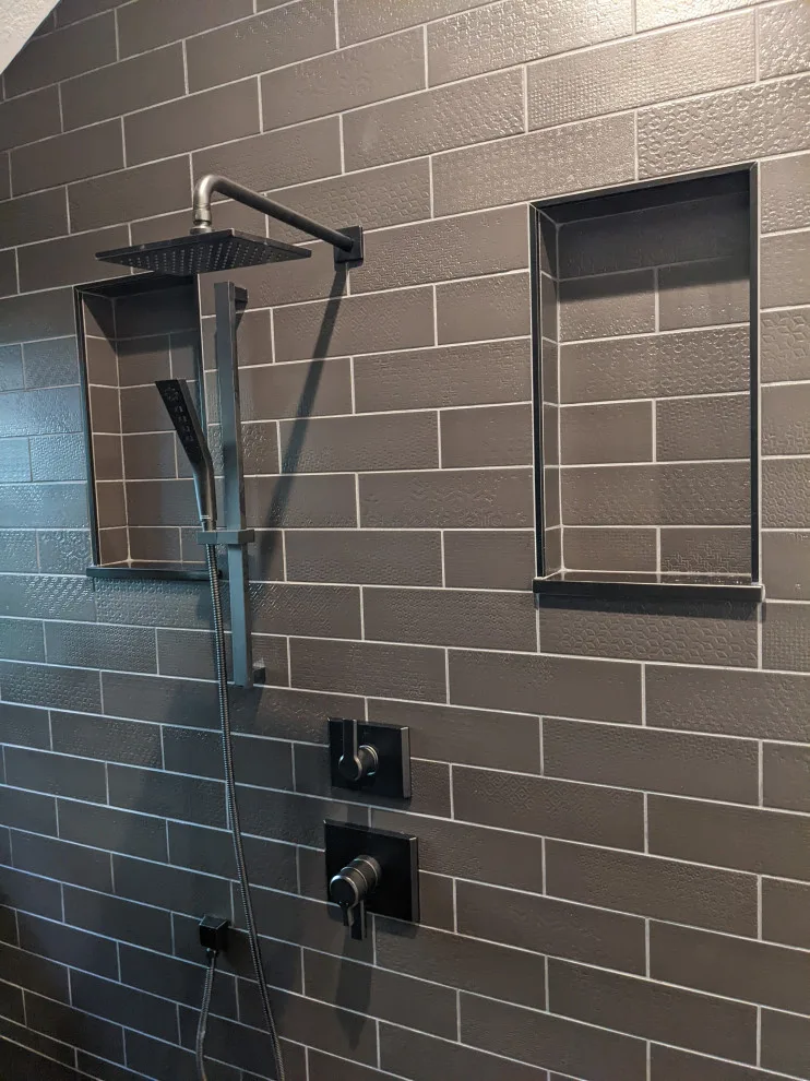 Monochrome Wet Room Bathroom by Prime & Precision - Photo 7