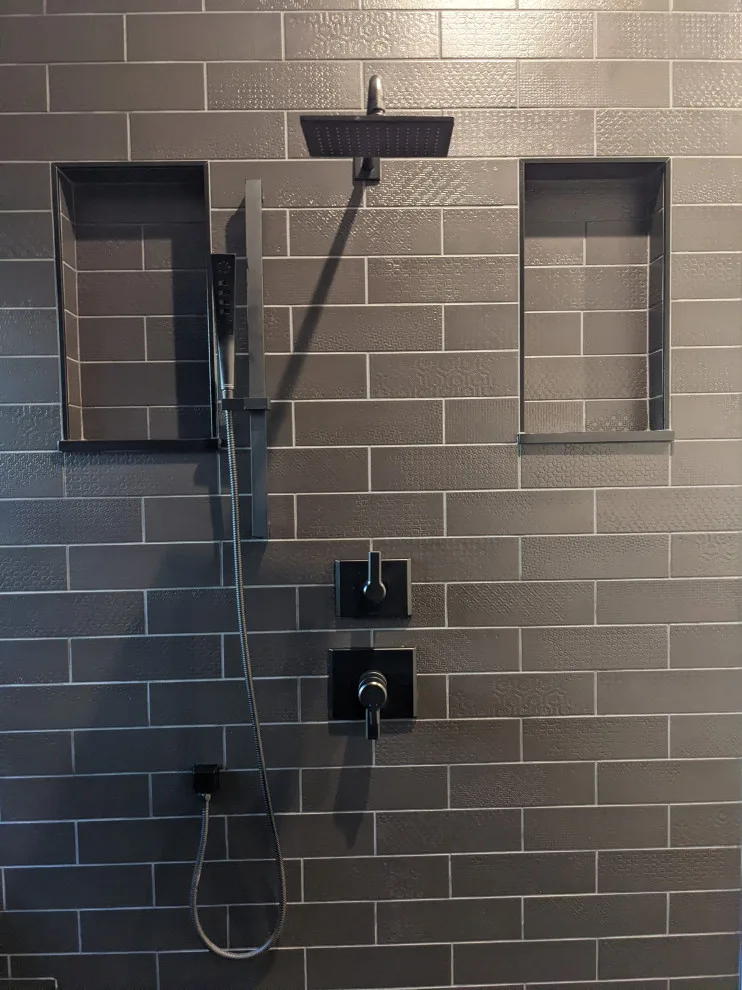 Monochrome Wet Room Bathroom by Prime & Precision - Photo 23