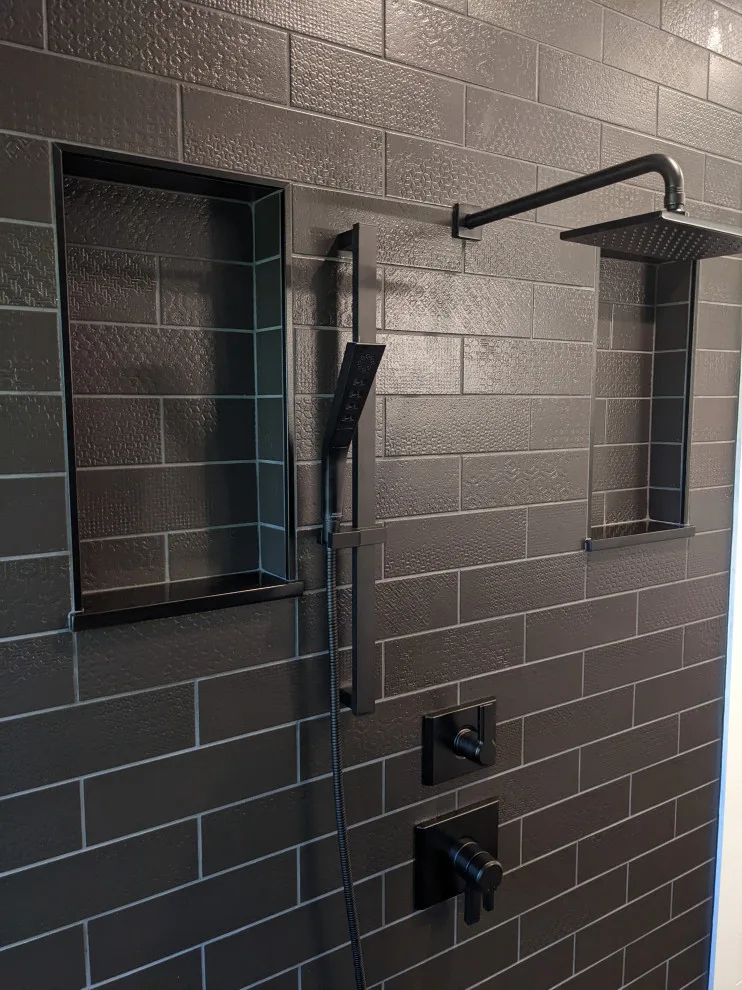 Monochrome Wet Room Bathroom by Prime & Precision - Photo 16