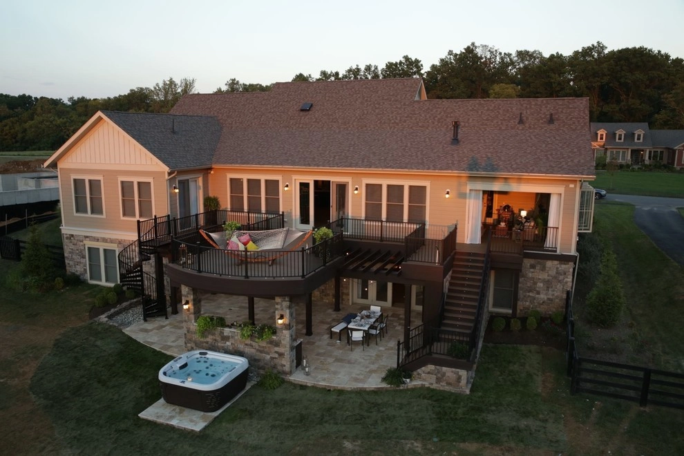 Custom Deck + Entertainment Area by Iris Design Associates - Photo 13