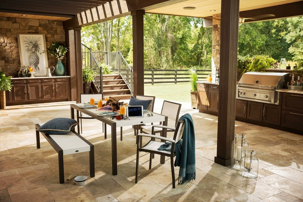 Custom Deck + Entertainment Area by Iris Design Associates - Photo 17