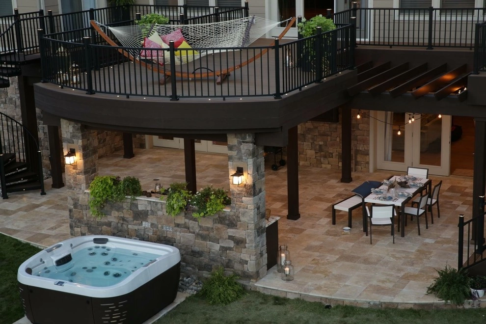 Custom Deck + Entertainment Area by Iris Design Associates - Photo 9