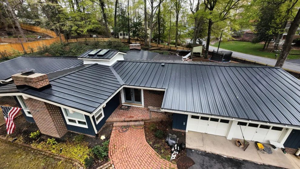 Dark Metal Roofing by Vm Home Improvement LLC - Photo 3