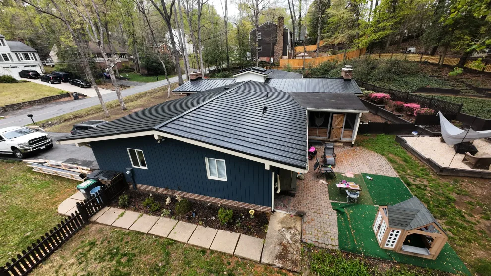 Dark Metal Roofing by Vm Home Improvement LLC - Photo 21