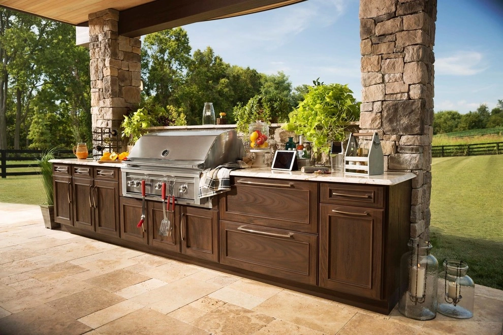 Custom Deck + Entertainment Area by Iris Design Associates - Photo 3