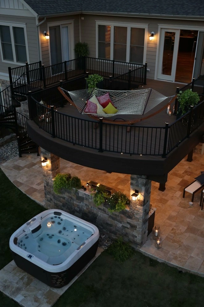 Custom Deck + Entertainment Area by Iris Design Associates - Photo 14