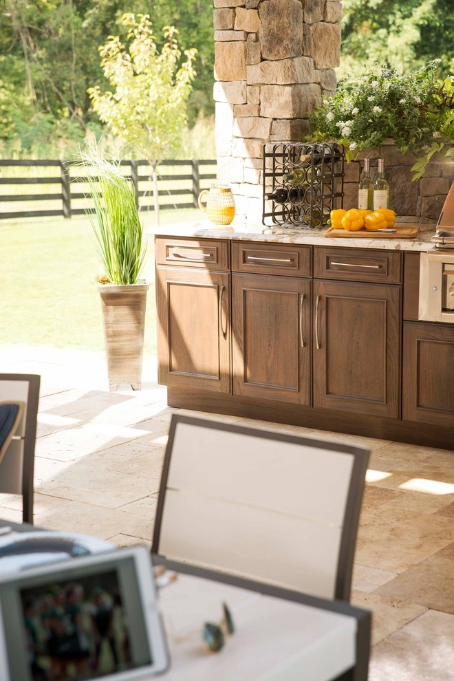 Custom Deck + Entertainment Area by Iris Design Associates - Photo 5