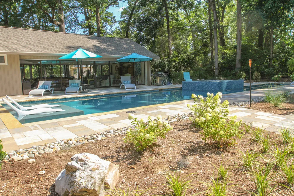 Lap Pool, Pool House, Gazebo and Landscape by Ayers Hardscapes & Landscapes LLC - Photo 9