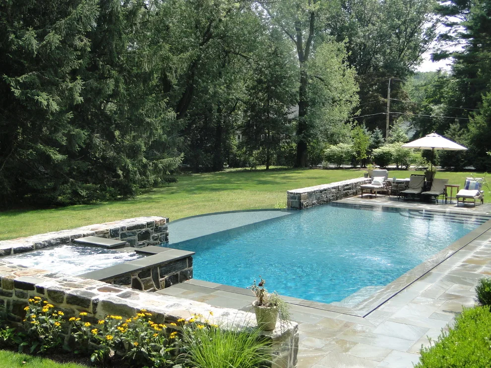 Infinity Edge Elements - Bryn Mawr, PA by Wallace Landscape Associates - Photo 6