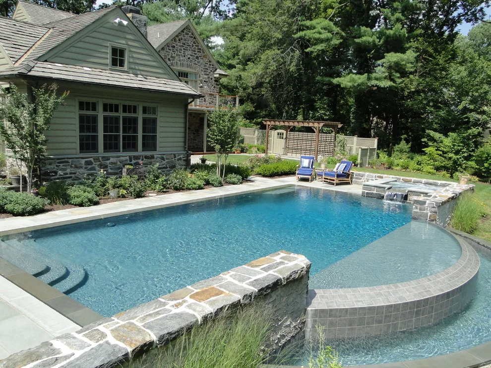 Infinity Edge Elements - Bryn Mawr, PA by Wallace Landscape Associates - Photo 3