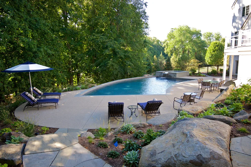 Contemporary Elements - Newtown Square, PA by Wallace Landscape Associates - Photo 29