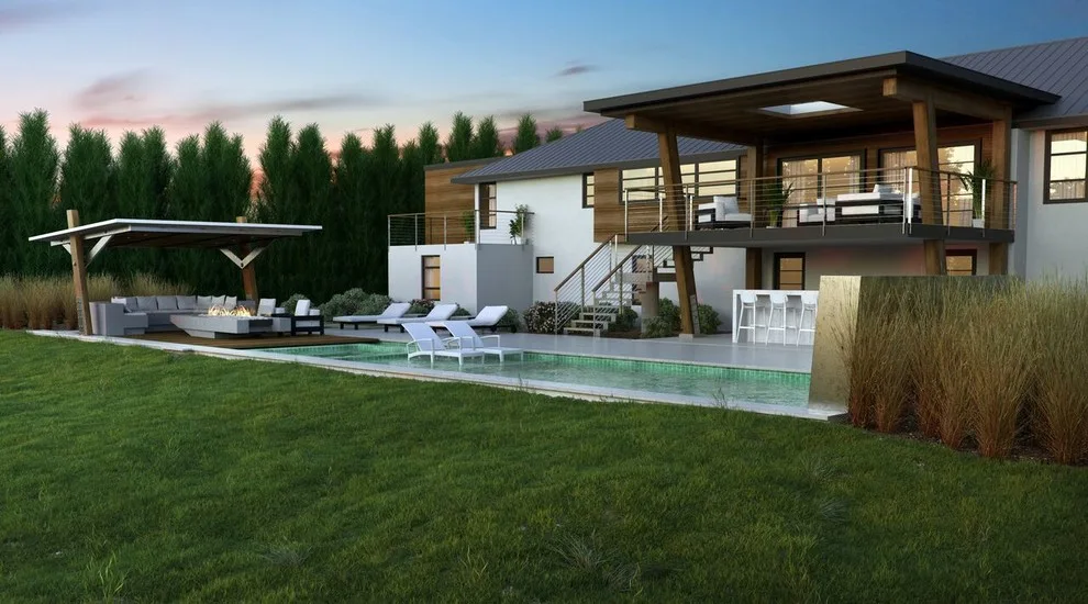 Midcentury Linear Expression by Lorax Design Group - Photo 4