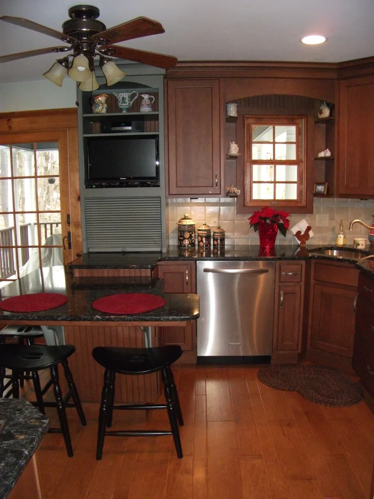Dual-Color Cherry Kitchen / Personalized Height Baking and Dining Counter by Lucci Kitchen And Bath Center Inc. - Photo 6