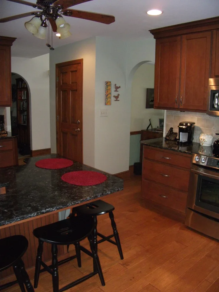 Dual-Color Cherry Kitchen / Personalized Height Baking and Dining Counter by Lucci Kitchen And Bath Center Inc. - Photo 3