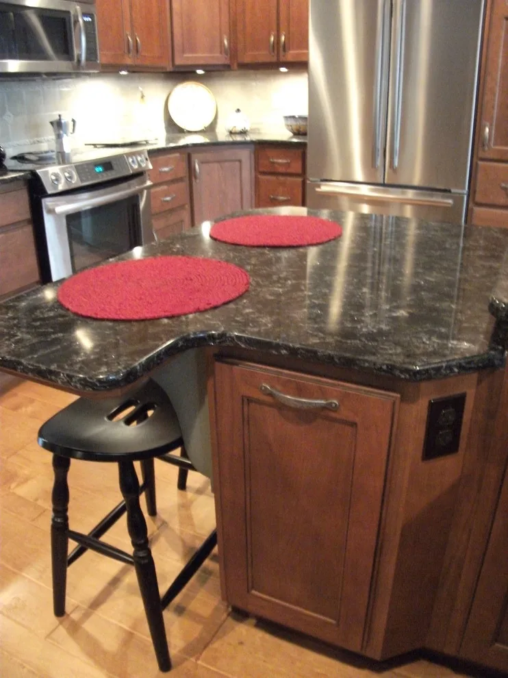 Dual-Color Cherry Kitchen / Personalized Height Baking and Dining Counter by Lucci Kitchen And Bath Center Inc. - Photo 11