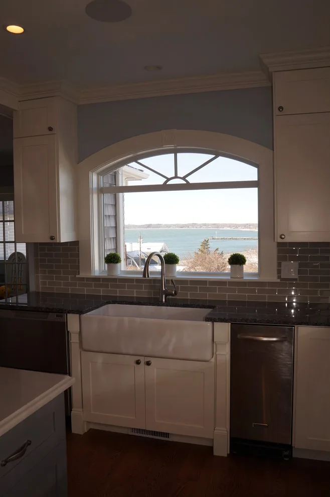 Patriotic Coastal Kitchen Retreat by Taylor Made Cabinets, Leominster MA - Photo 6