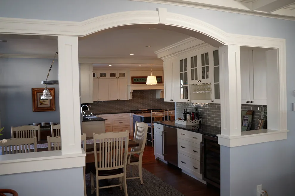 Patriotic Coastal Kitchen Retreat by Taylor Made Cabinets, Leominster MA - Photo 3