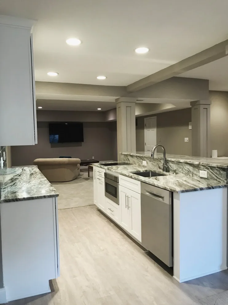 Carmel, IN Basement Renovation by T. Morgan Construction, Inc. - Photo 5