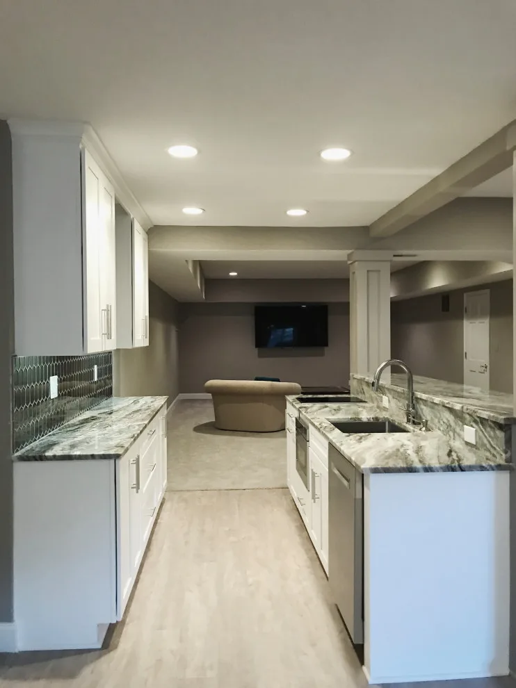 Carmel, IN Basement Renovation by T. Morgan Construction, Inc. - Photo 2