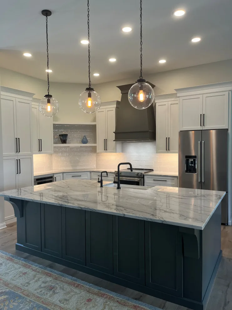 Carmel Kitchen and Fireplace Renovation by T. Morgan Construction, Inc. - Photo 4