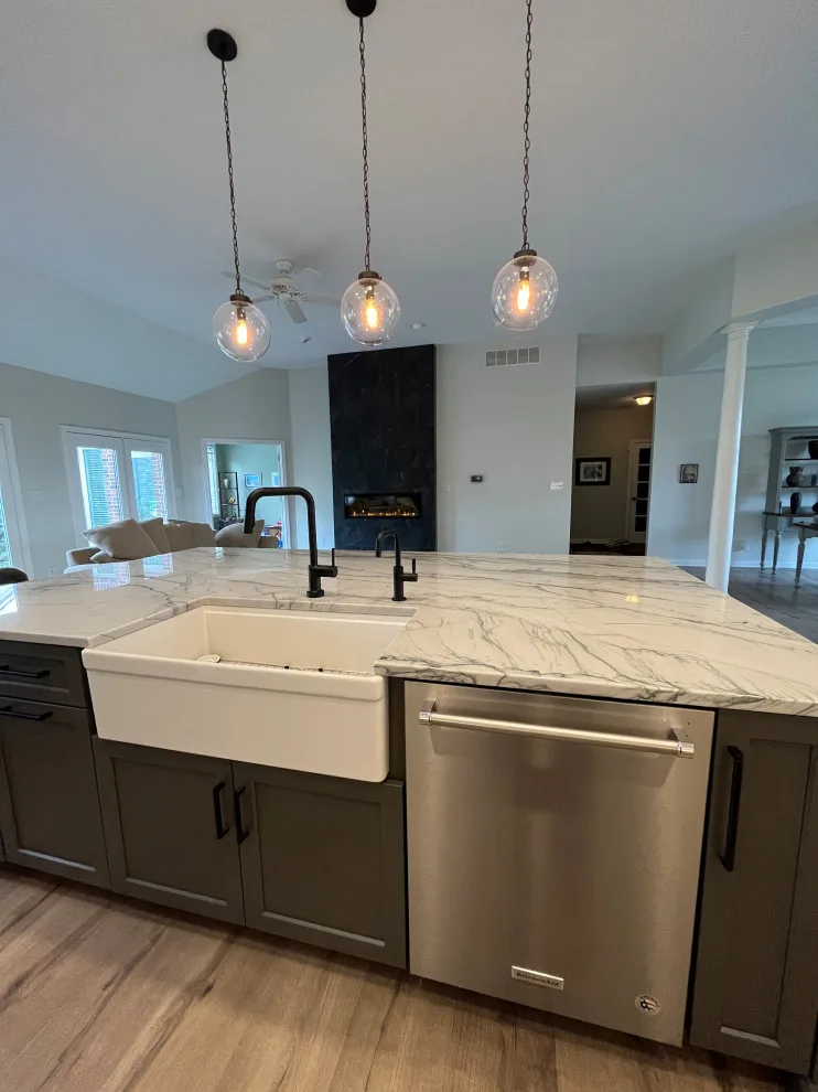 Carmel Kitchen and Fireplace Renovation by T. Morgan Construction, Inc. - Photo 8