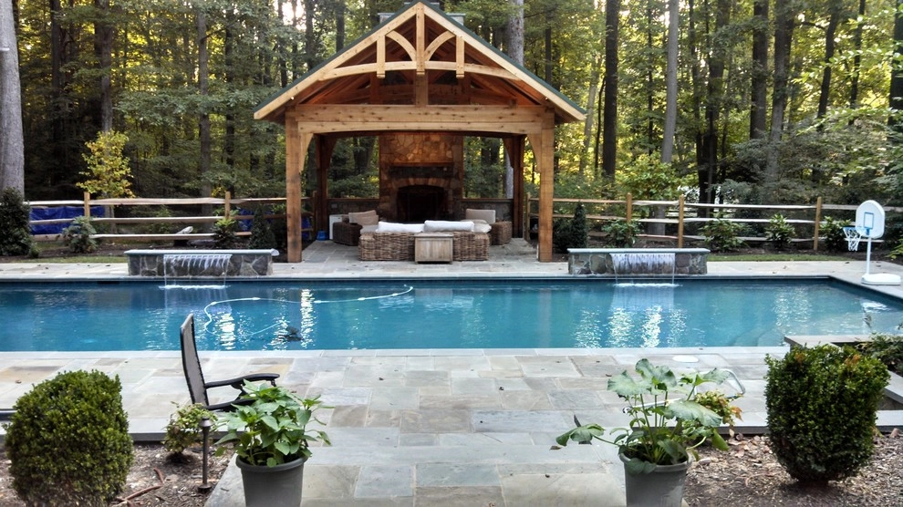Pool in the wood by Iris Design Associates - Photo 9