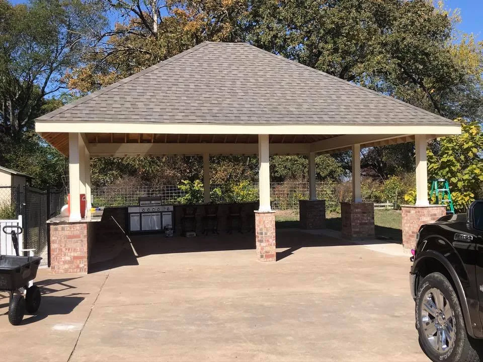 Carport with Outdoor Barbecue by K&J Custom Designs - Photo 2