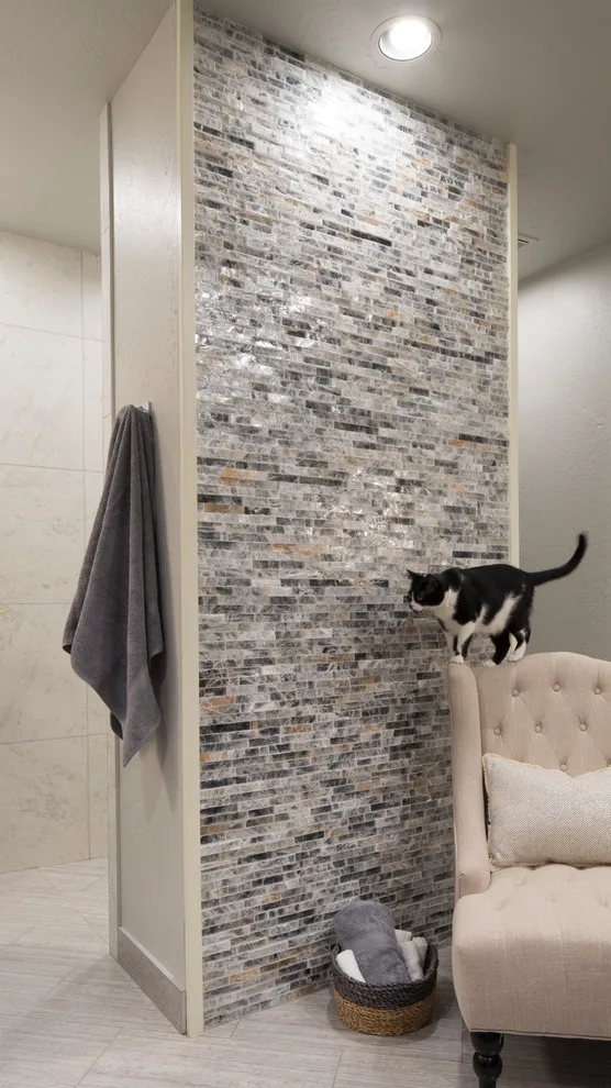 Carrara, Modern, and Curbless by Edmond Kitchen & Bath LLC - Photo 6