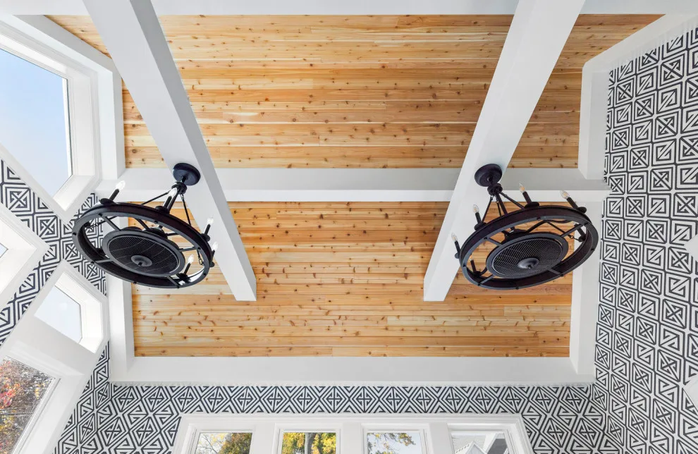 Wood Paneling in Cathedral Ceilings by Airoom Architects-Builders-Remodelers - Photo 4