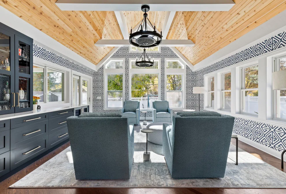 Wood Paneling in Cathedral Ceilings by Airoom Architects-Builders-Remodelers - Photo 5