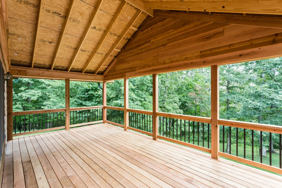 Cedar Canopy Deck by More For Less Remodeling - Photo 7