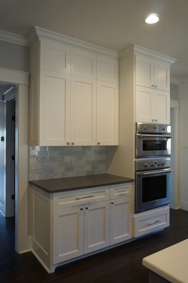 Monochrome Kitchen with Full Overlay Cabinet Doors by Taylor Made Cabinets, Leominster MA - Photo 5