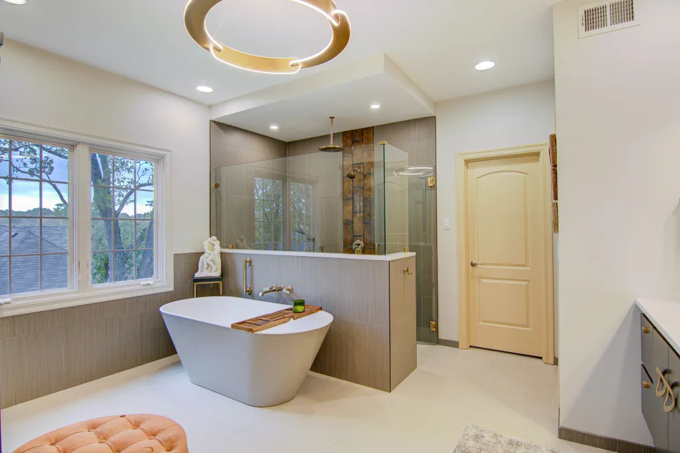 Sophisticated Bathroom Renovation with Opulent Elements by KCBR Design | Remodel - Photo 14