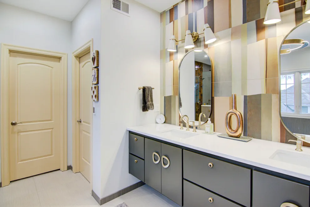 Sophisticated Bathroom Renovation with Opulent Elements by KCBR Design | Remodel - Photo 13