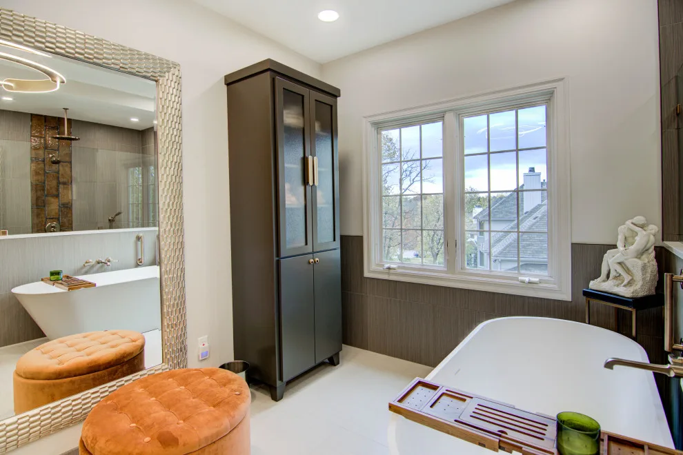 Sophisticated Bathroom Renovation with Opulent Elements by KCBR Design | Remodel - Photo 9