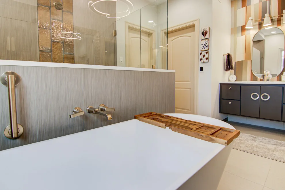 Sophisticated Bathroom Renovation with Opulent Elements by KCBR Design | Remodel - Photo 23