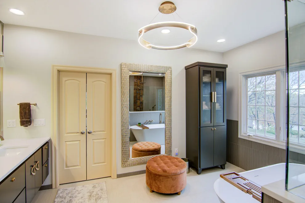 Sophisticated Bathroom Renovation with Opulent Elements by KCBR Design | Remodel - Photo 5