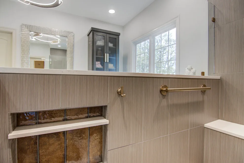 Sophisticated Bathroom Renovation with Opulent Elements by KCBR Design | Remodel - Photo 12