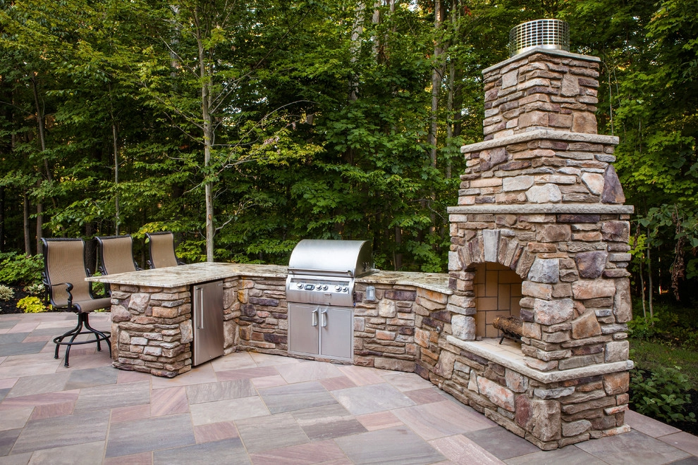 Outdoor Kitchens and Fireplaces by J. Barker Landscaping Company - Photo 9