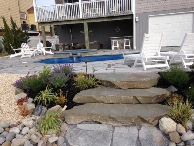 Beach Style Pool Hardscape & Patio by J. Bucci Landscape Design - Photo 2