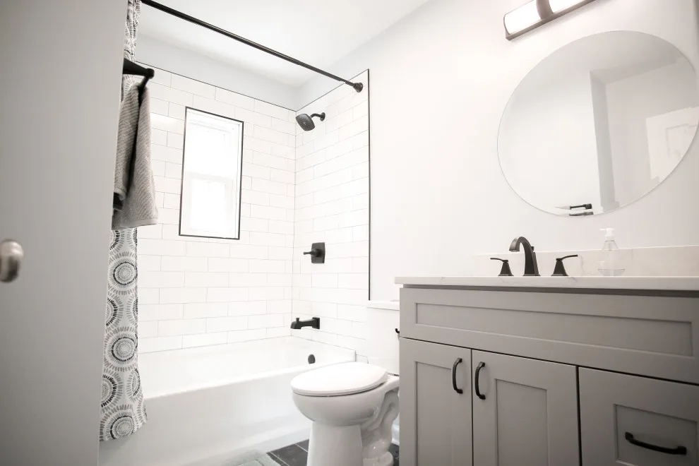 Barcan Court Hall Restroom by DGK Design + Build - Photo 6